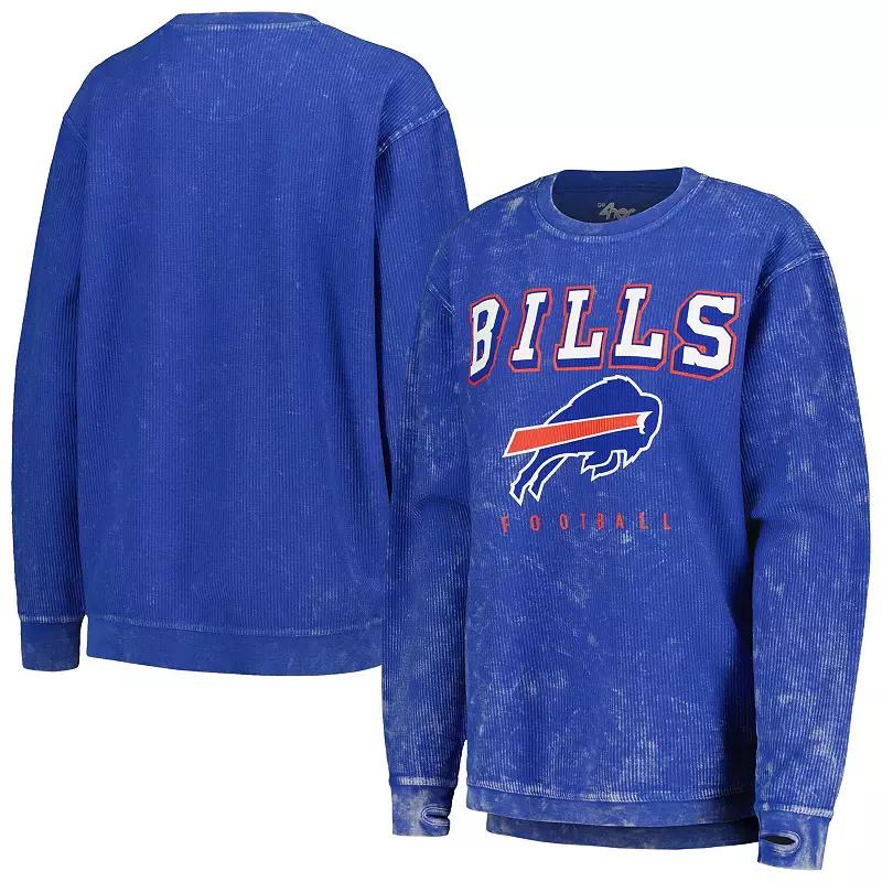 Women's G-III 4Her by Carl Banks Royal Buffalo Bills Comfy Cord Pullover Sweatshirt,  Product Image