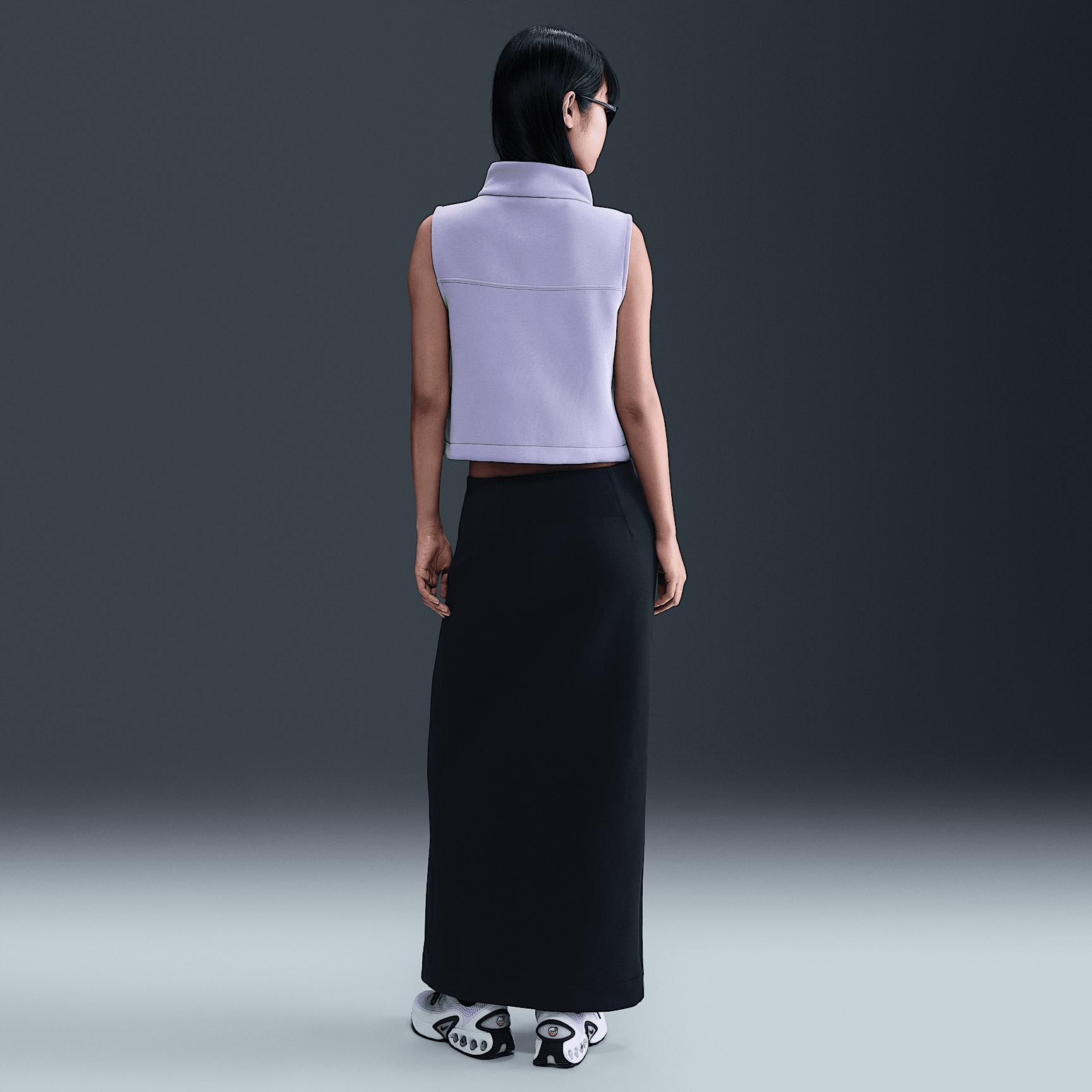 Womens Nike Sportswear Tech Fleece Full-Zip Vest | HJ1378-010 Product Image