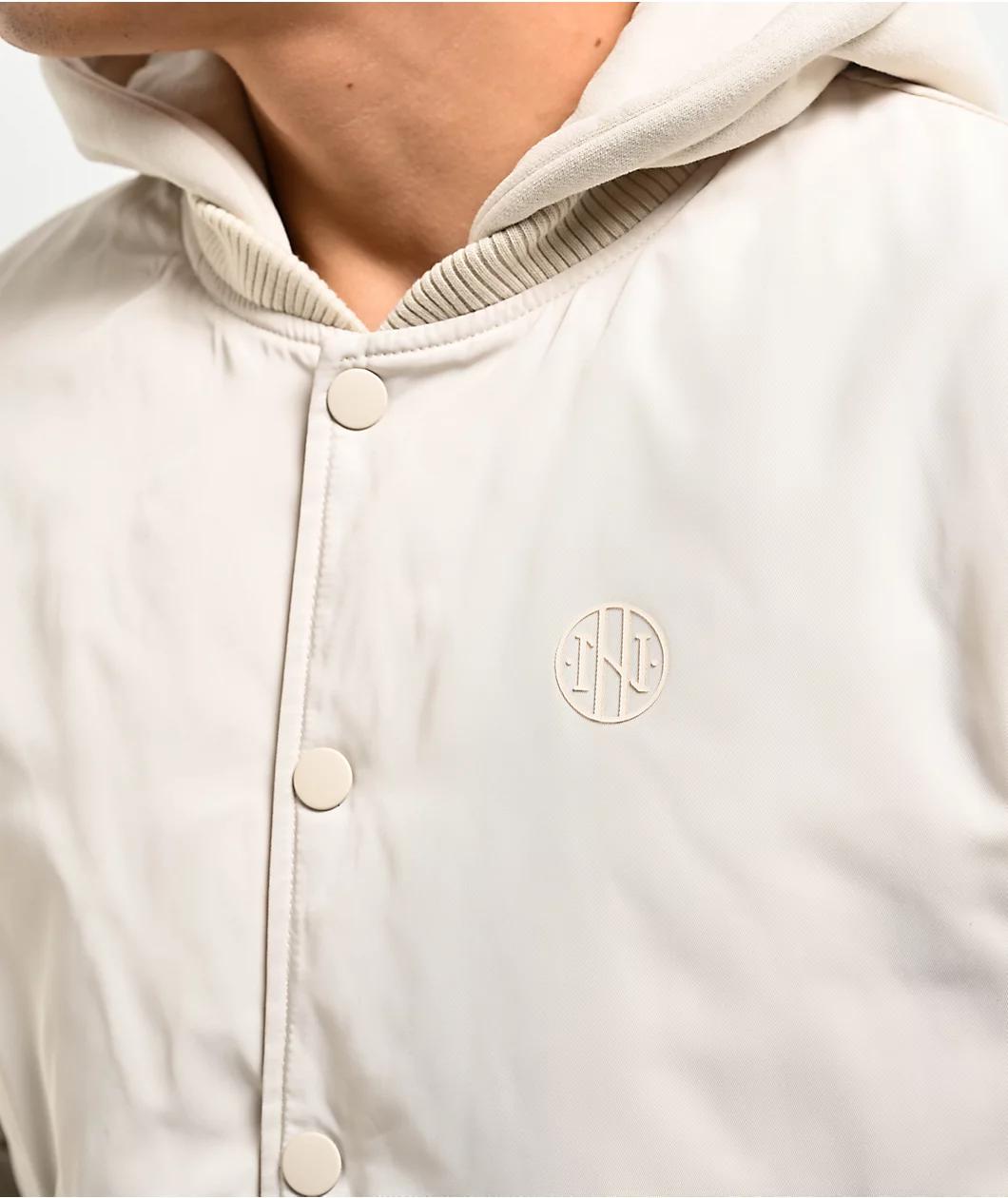 Ninth Hall Fundamentals Natural Hooded Bomber Jacket Product Image