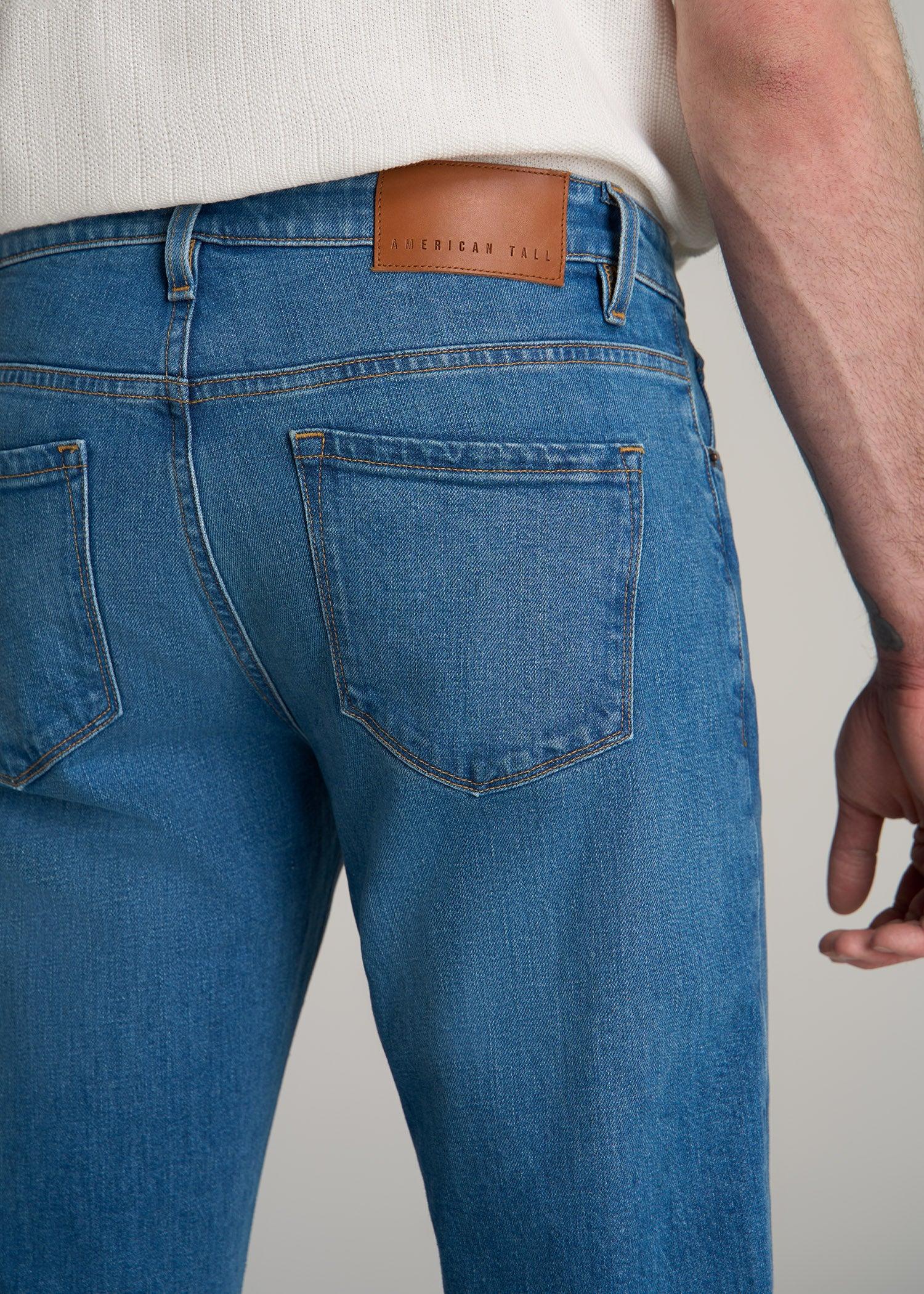 Americana Collection Carman Tapered Fit Jeans For Tall Men in Sail Blue Product Image