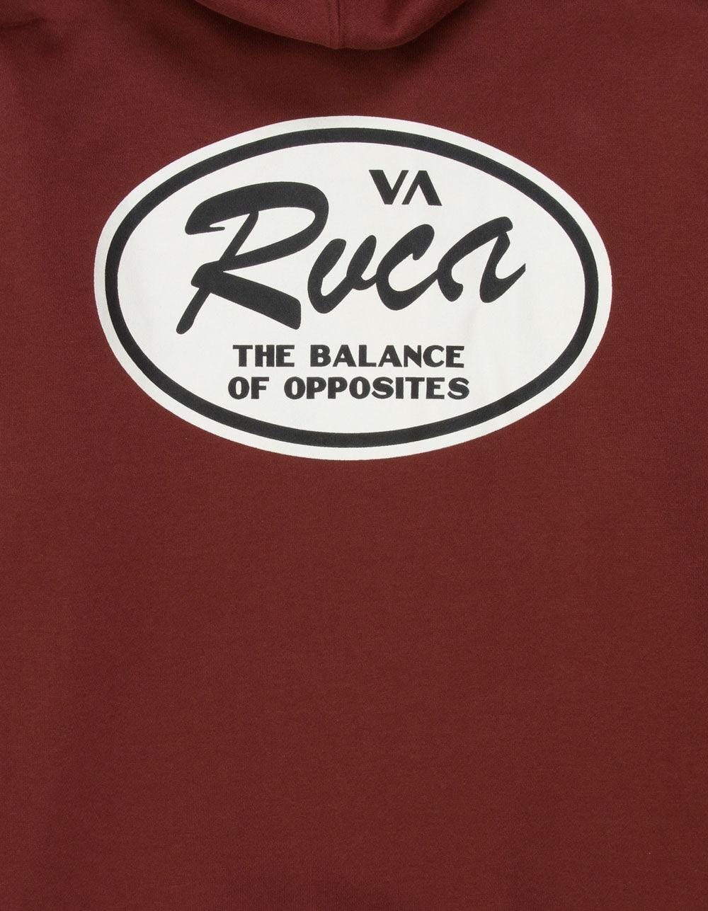 RVCA Scrambler Mens Hoodie - RUST Product Image
