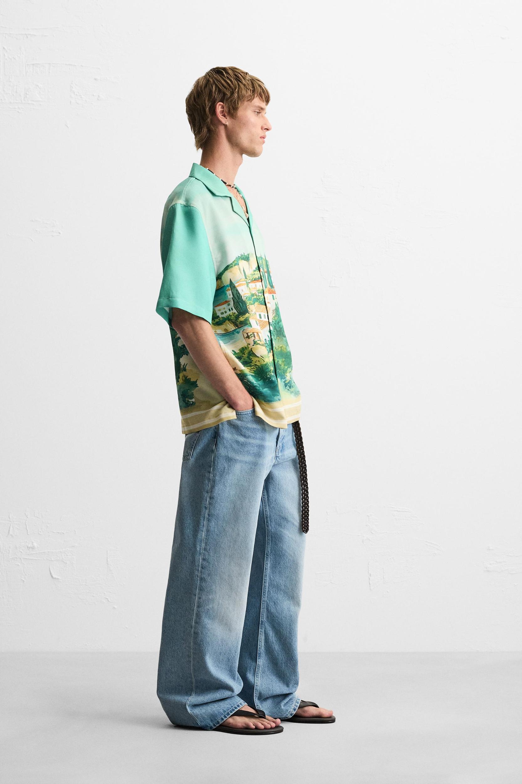 LANDSCAPE PRINT SHIRT Product Image