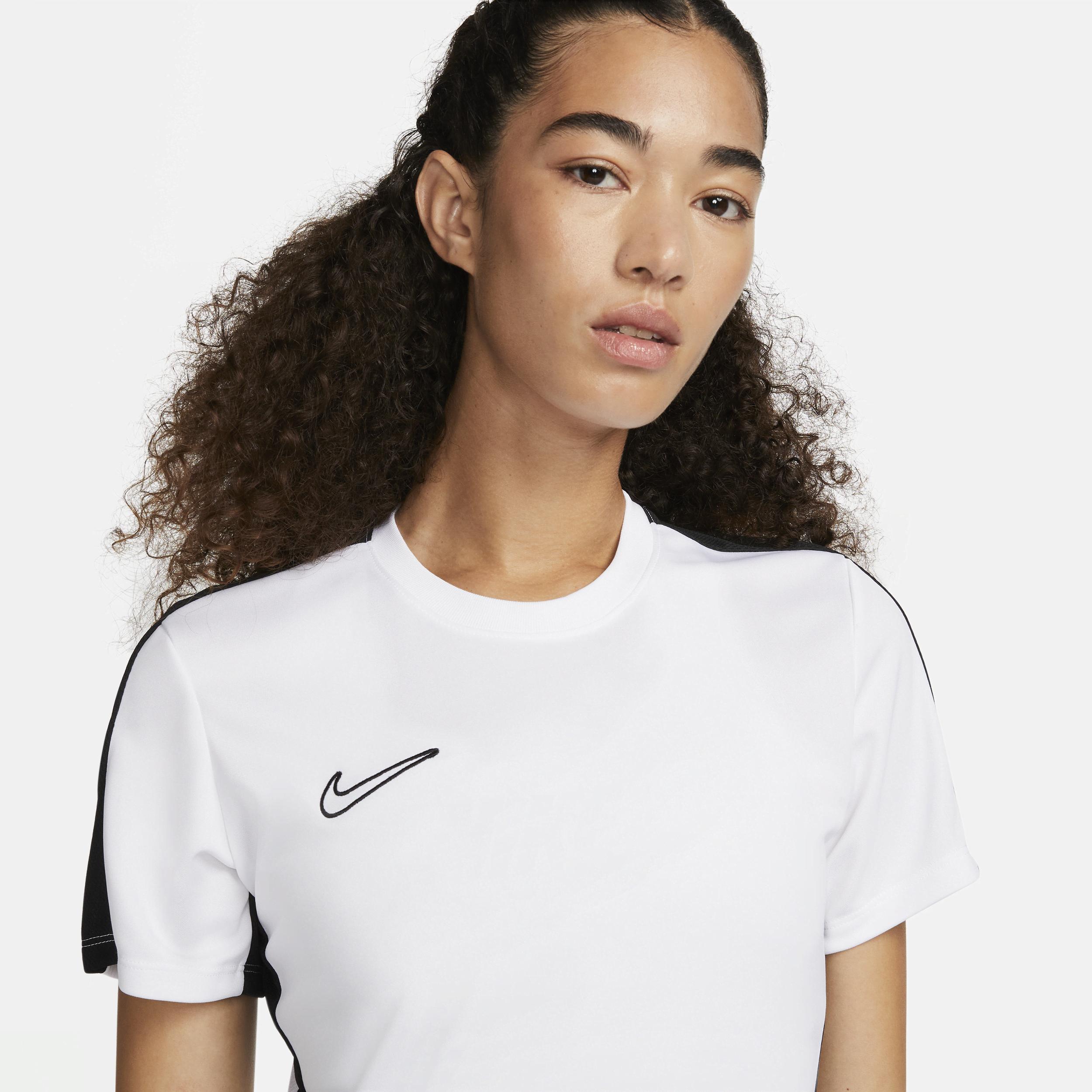 Nike Womens Dri-FIT Academy Short-Sleeve Soccer Top | DX0521-100 Product Image