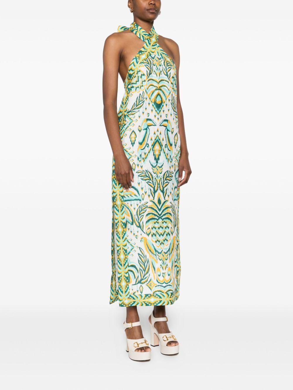 Tropical Tapestry maxi dress Product Image