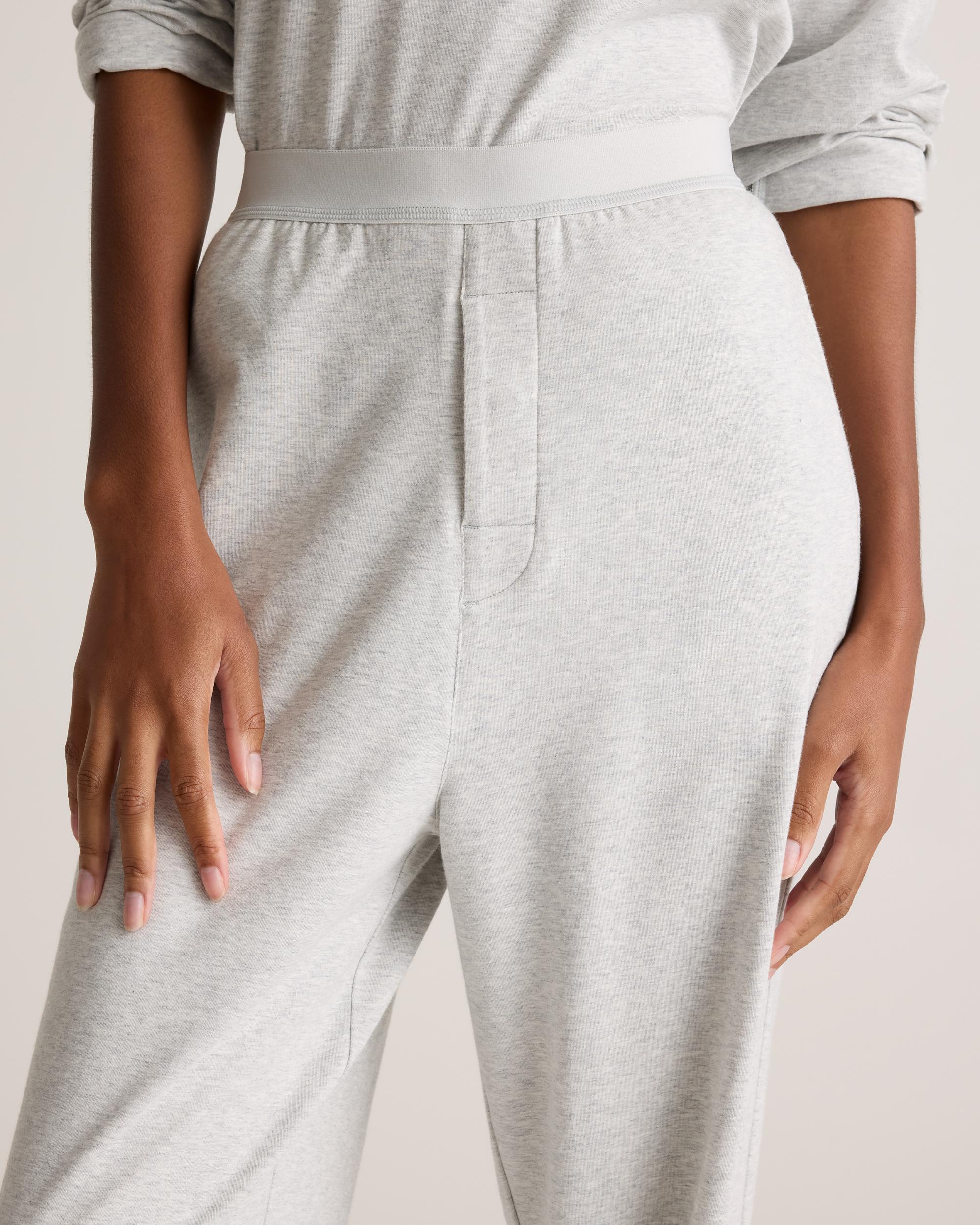 Quince | Women's Dream Lounge Oversized Long Sleeve Pajama Set Cotton Product Image