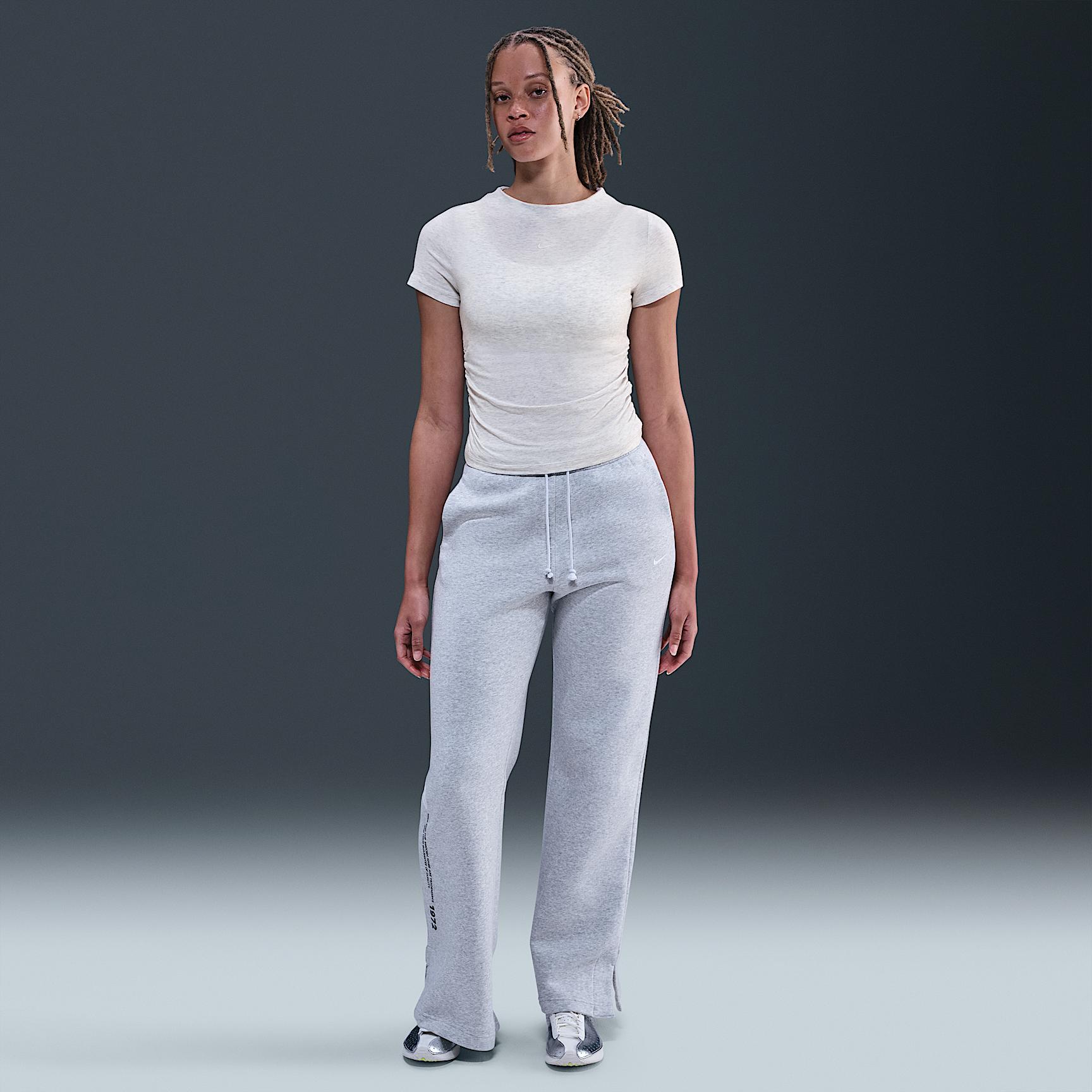 Womens Nike Sportswear Chill Knit Tight Short-Sleeve Mock-Neck Top | HV2401-051 Product Image