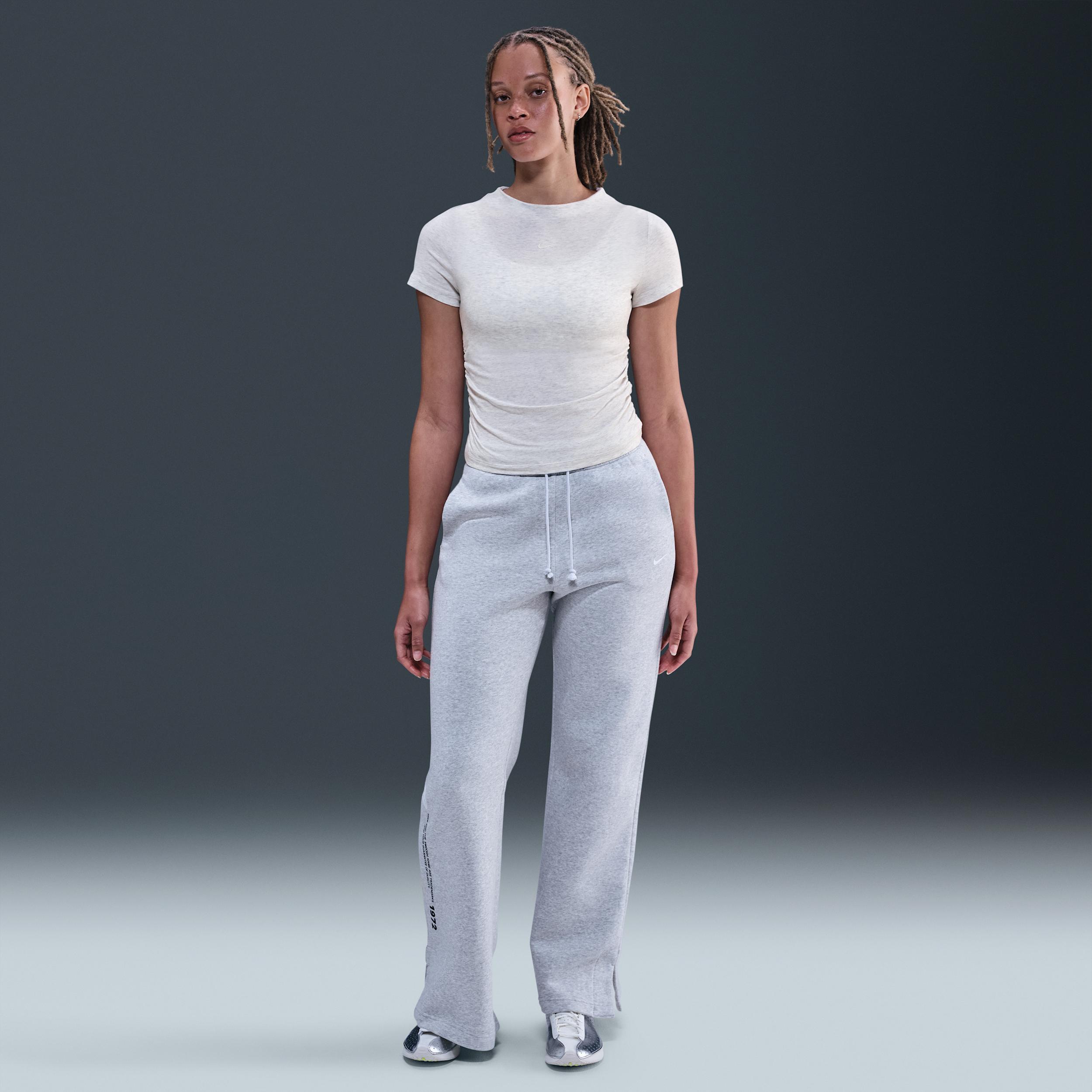 Women's Nike Sportswear Chill Knit Tight Short-Sleeve Mock-Neck Top Product Image