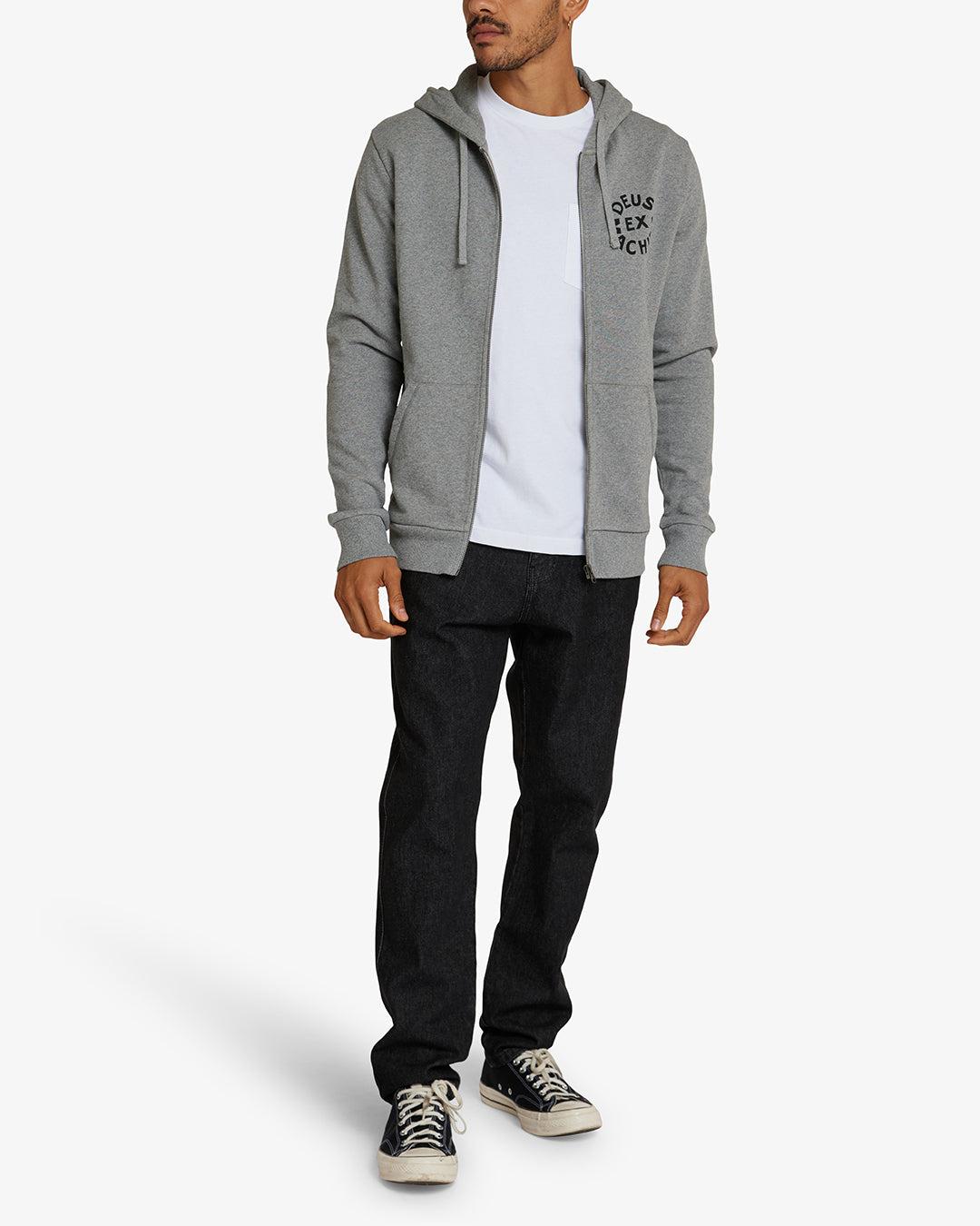 Circle Logo Hoodie - Grey Marle Product Image