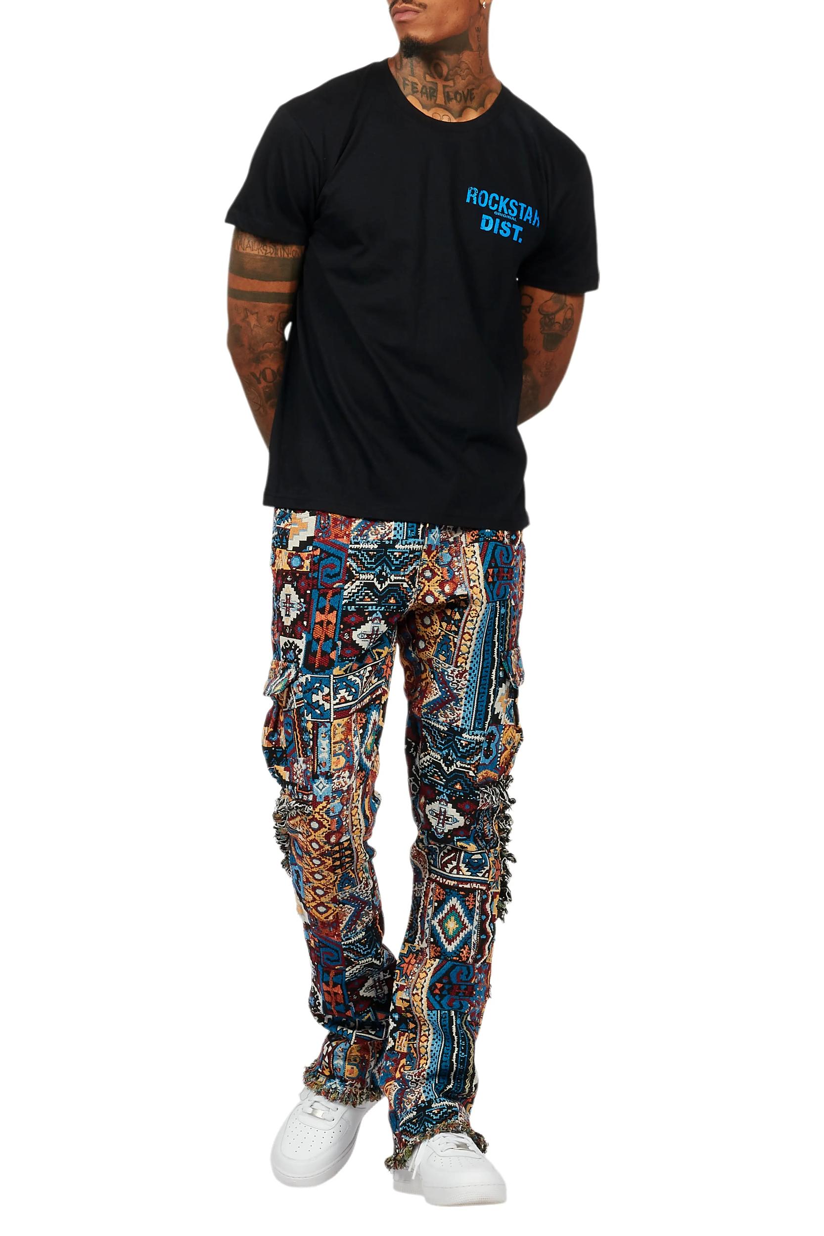 Lake Black/Blue T-Shirt/Tapestry Jean Bundle Male Product Image