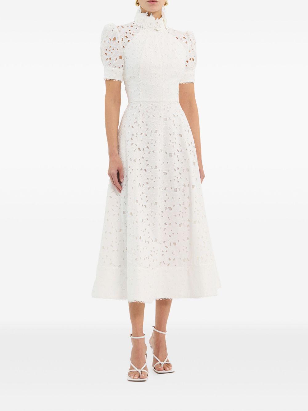embroidered midi dress Product Image