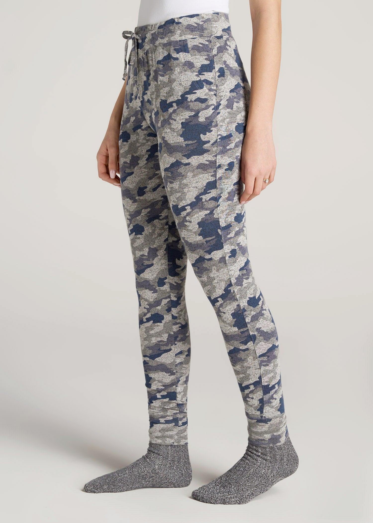 Cozy Lounge Joggers for Tall Women in Camo Female Product Image
