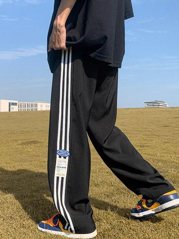Men's Side Striped Casual Sweatpants Product Image