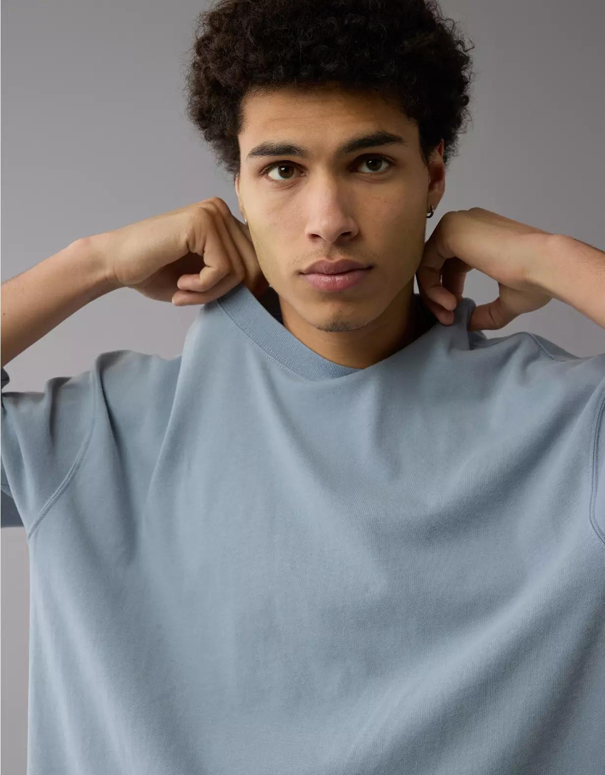 AE Boxy Sueded Jersey T-Shirt Product Image