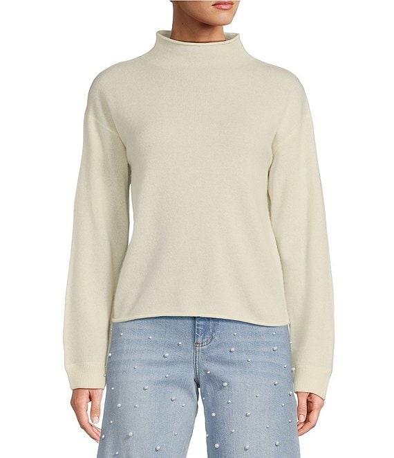 Antonio Melani Jessica Mock Neck Cashmere Sweater Product Image