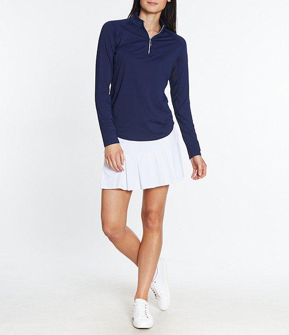 Sport Haley Sunscape UPF Long Sleeve Quarter Zip Mockneck Top Product Image