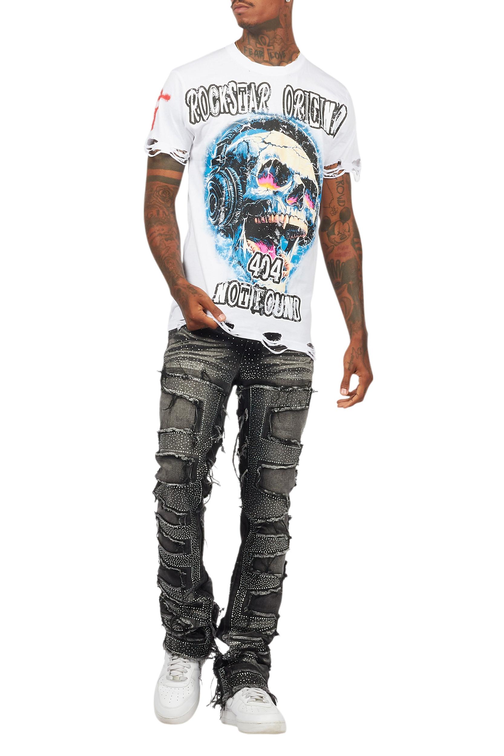Amare White Graphic T-Shirt Male Product Image
