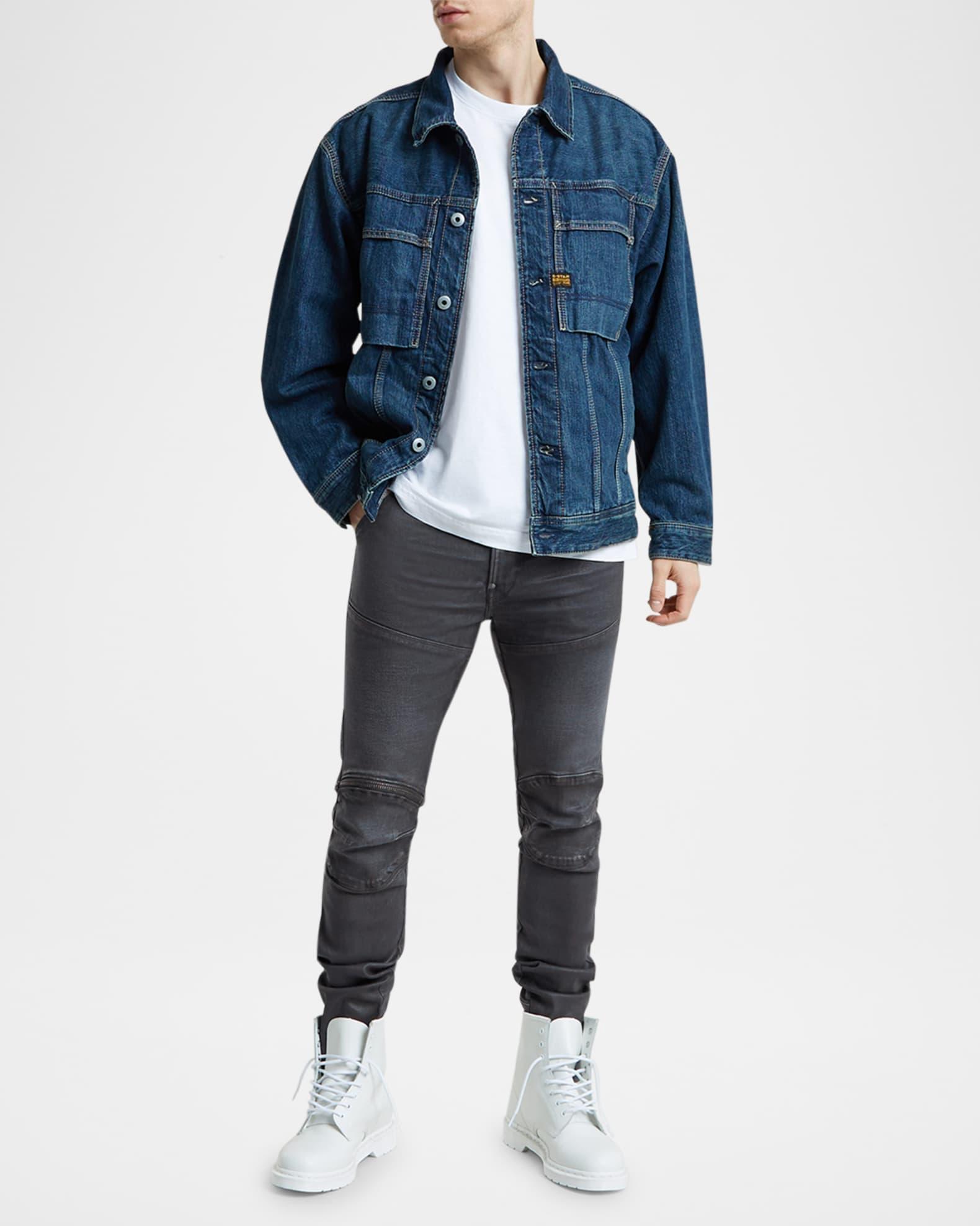 Men's 5620 3D Knee-Zip Skinny Jeans Product Image