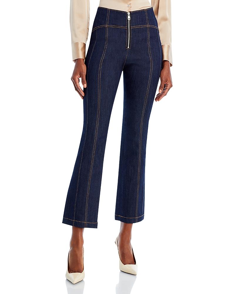 Womens Loren High-Rise Stretch Straight Crop Jeans Product Image