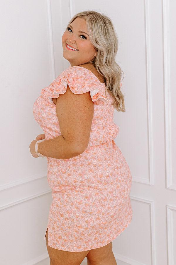 Bora Bora Trip Floral Crop Top Curves Product Image