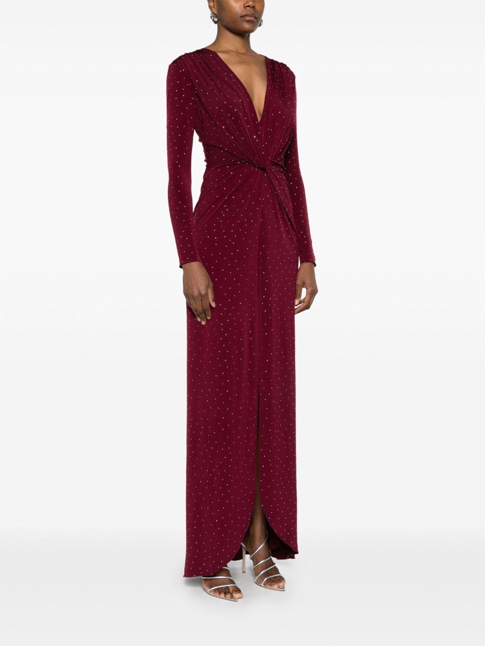 rhinestone-embellished maxi dress Product Image