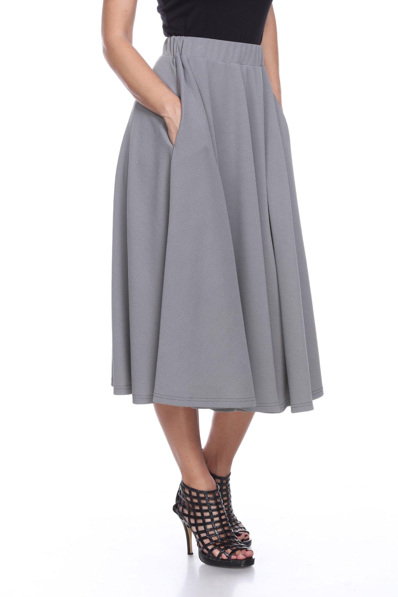 Tasmin Flare Midi Skirts Product Image