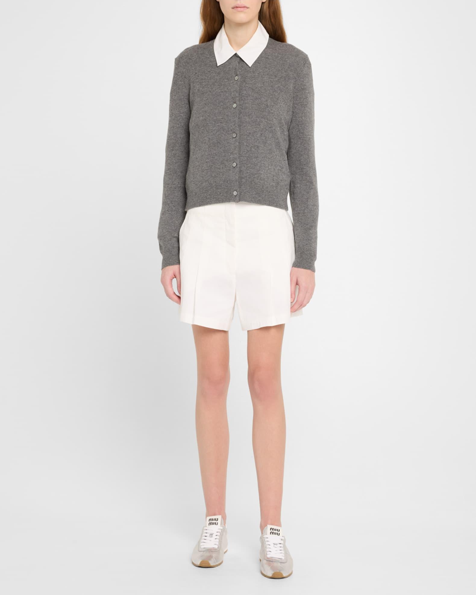 Metallic Leather Retro Runner Sneakers Product Image