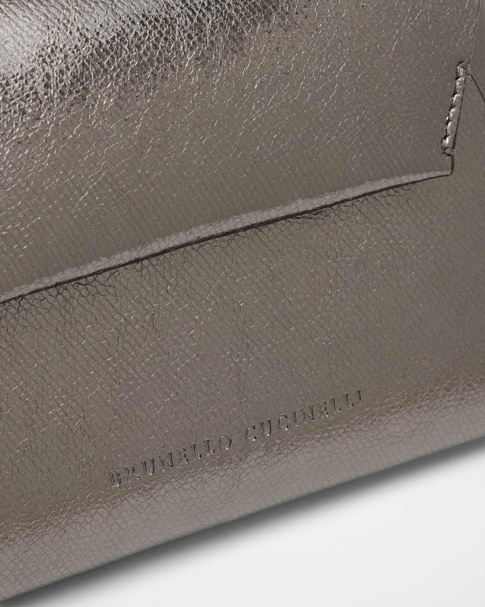 Duo Metallic Leather Pouchette Crossbody Bag Product Image