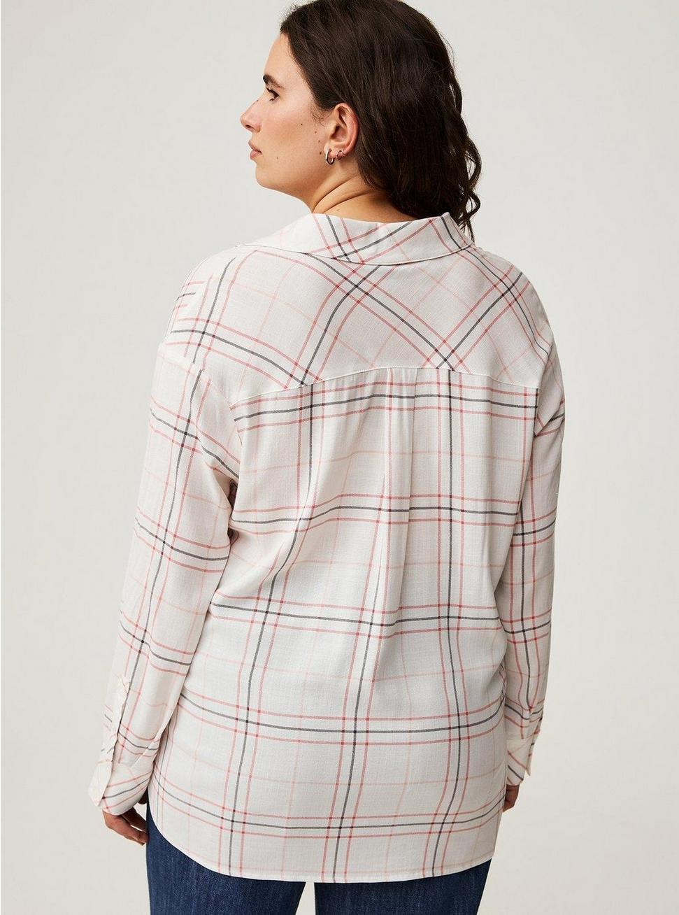 Drop Shoulder Button-Front Shirt Product Image