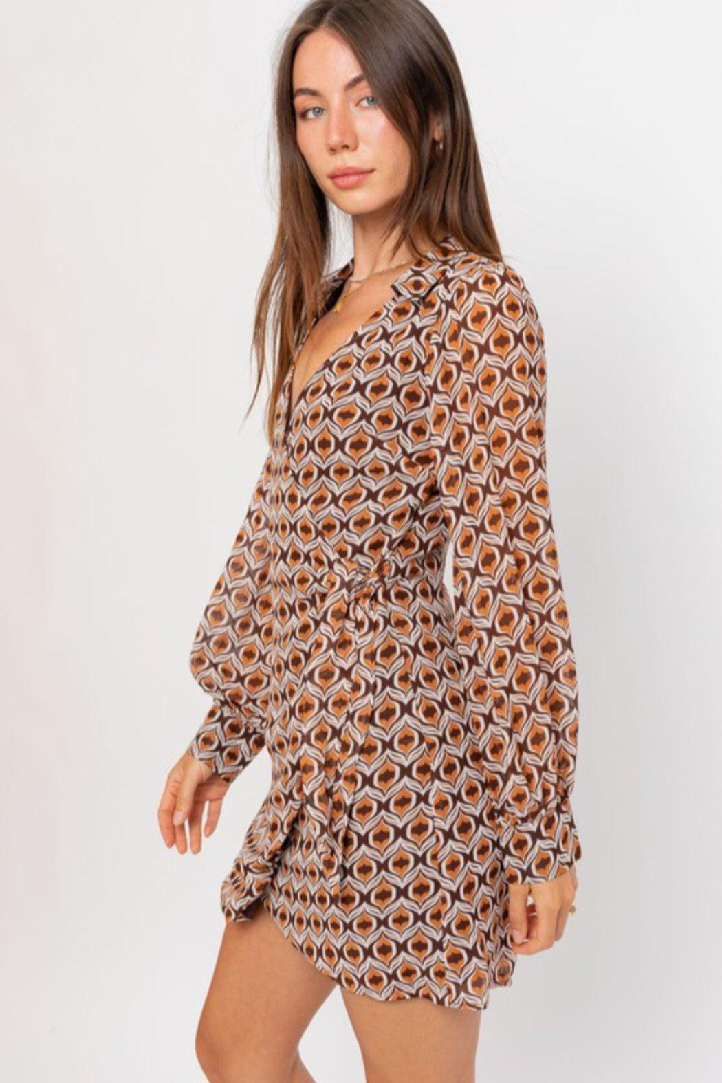 Nifty Chic Wrap Dress Product Image