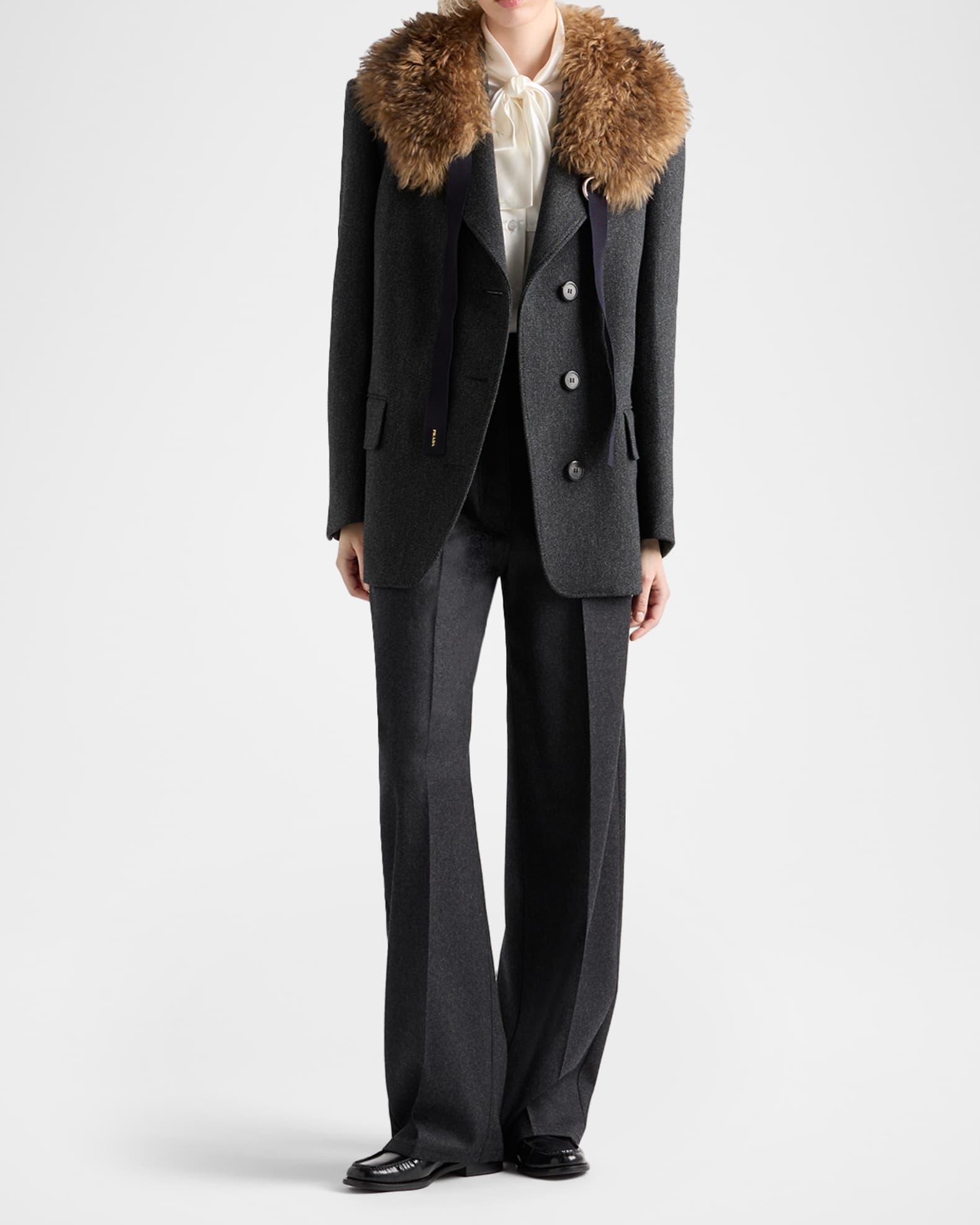 Satin Scarf Collar Shirt Product Image