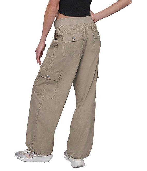 DKNY Sport by Donna Karan Peached Cotton Poplin Cargo Pants Product Image