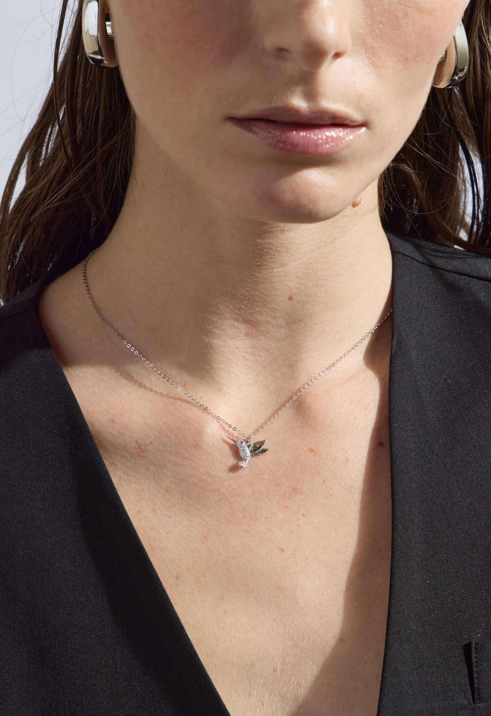 Mod B Hoop Earrings in Silver Product Image