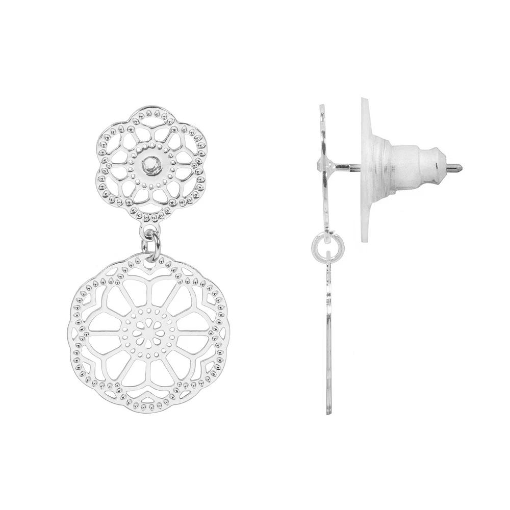 LC Lauren Conrad Filigree Statement Drop Earring, Women's, None Product Image