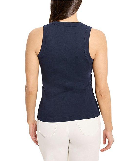 NIC + ZOE Knit V-Neck Sleeveless Tank Product Image