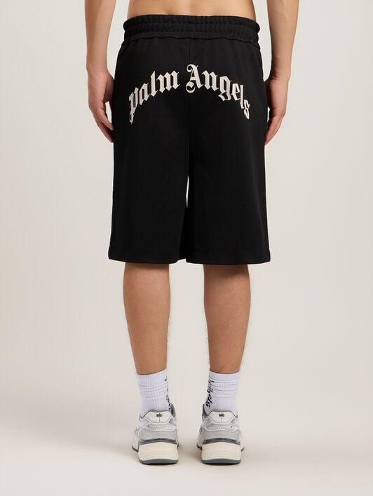 Back Curved Logo Track Shorts Product Image