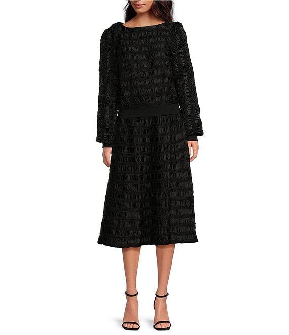 COREY LYNN CALTER Blaze Woven Midi A-Line Circle Skirt Product Image