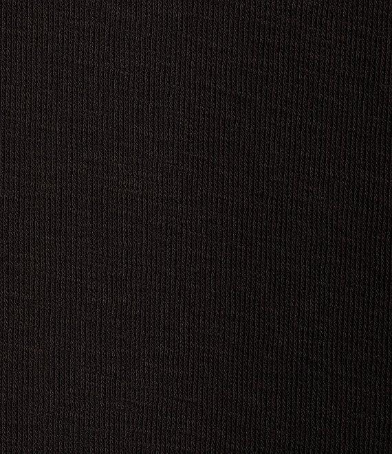 Le' AL.X Stretch Knit Organic Cotton Crew Neck Dropped Long Sleeve Pullover Coordinating Sweatshirt Product Image