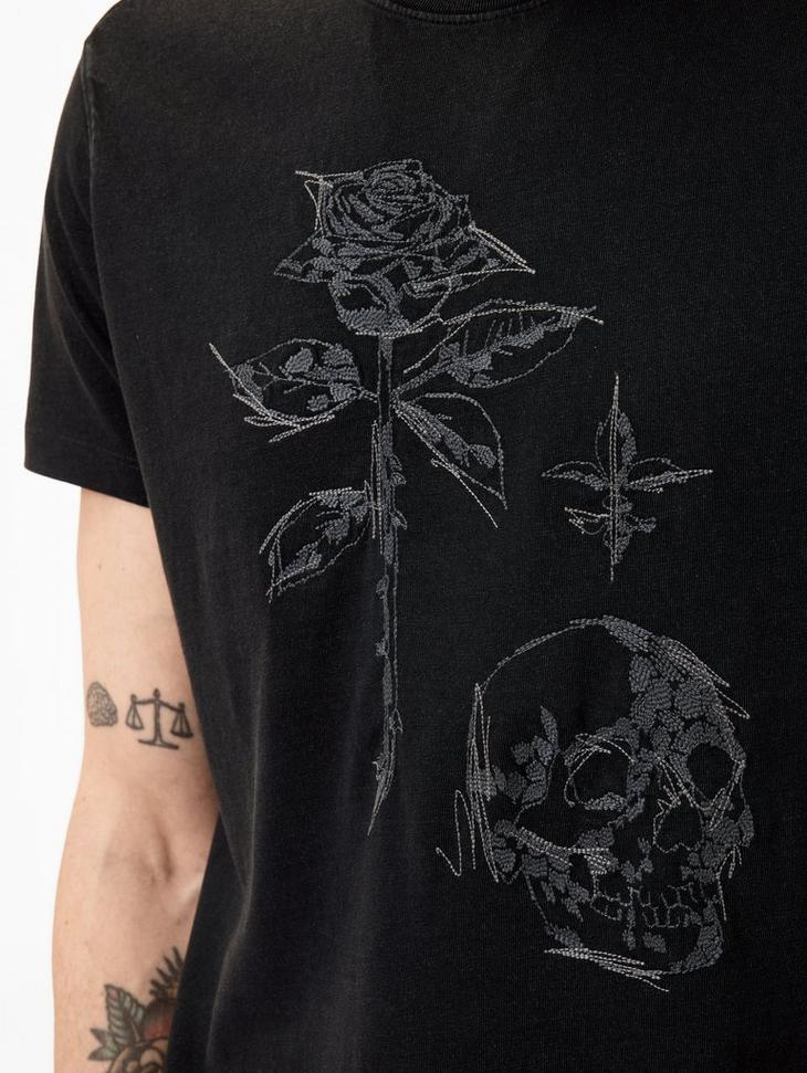 John Varvatos Rose and Skull Tee Product Image