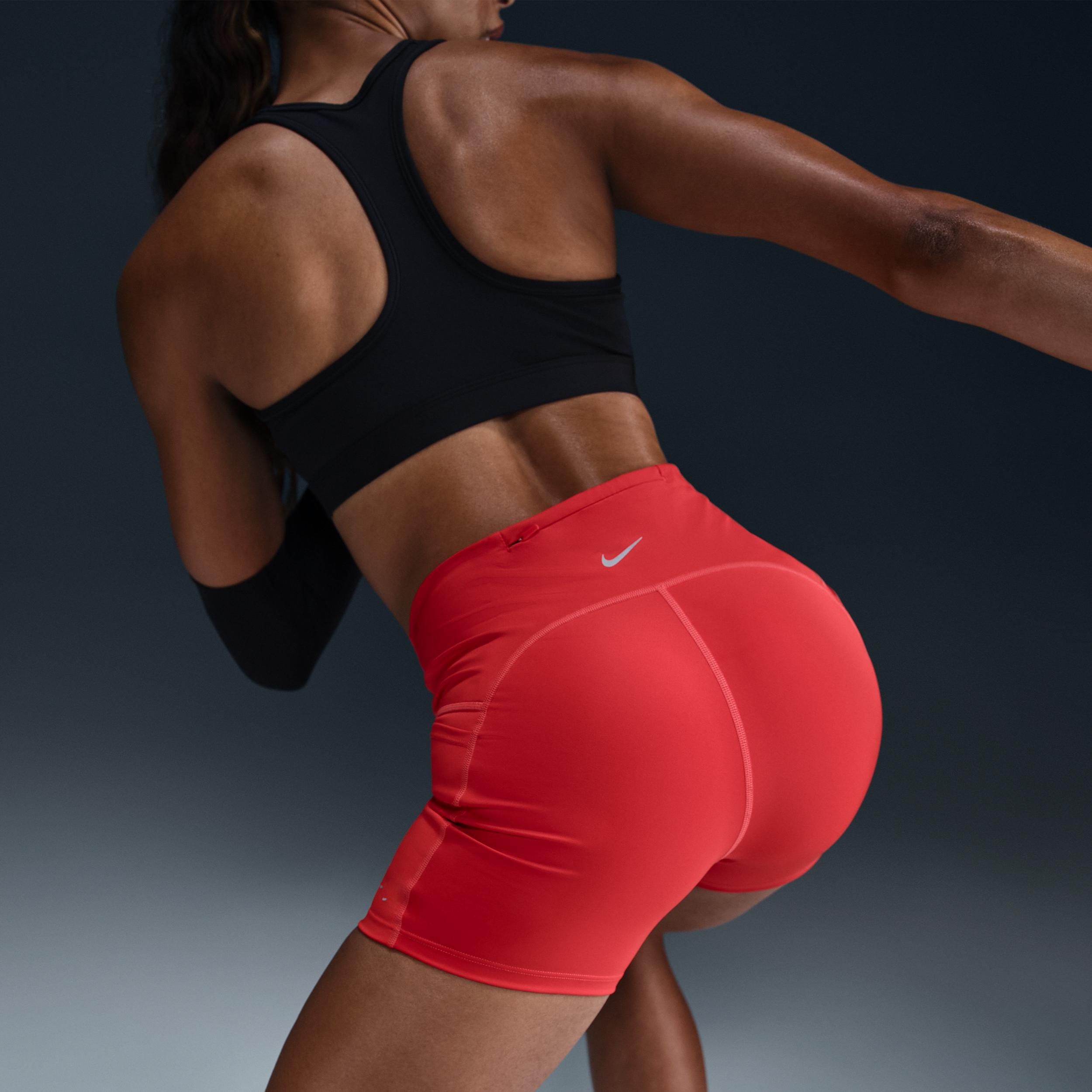 Nike Women's Swift High-Waisted 4" Tight Running Shorts with Pockets Product Image