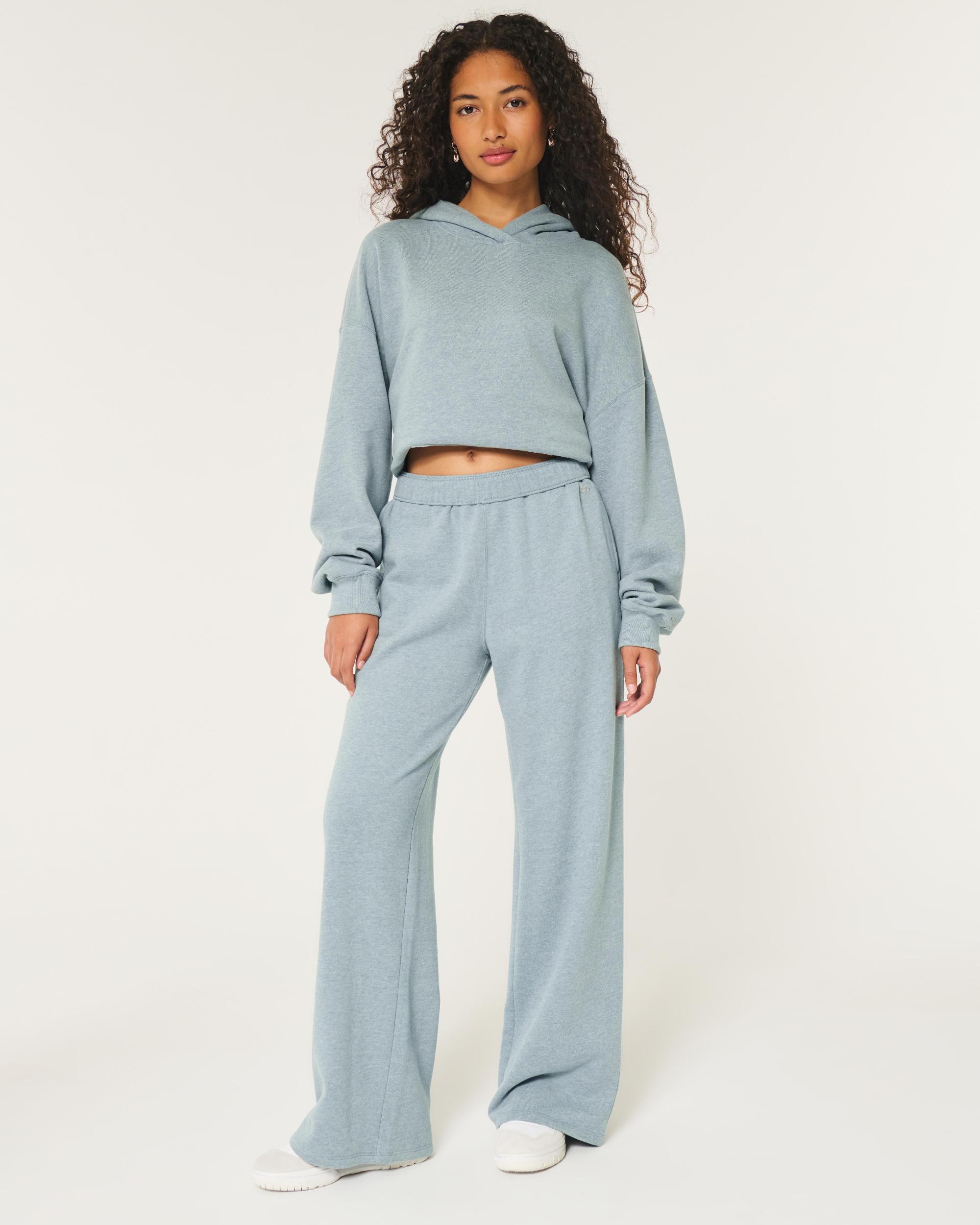 Hollister Feel Good Fleece Wide-Leg Pants Product Image