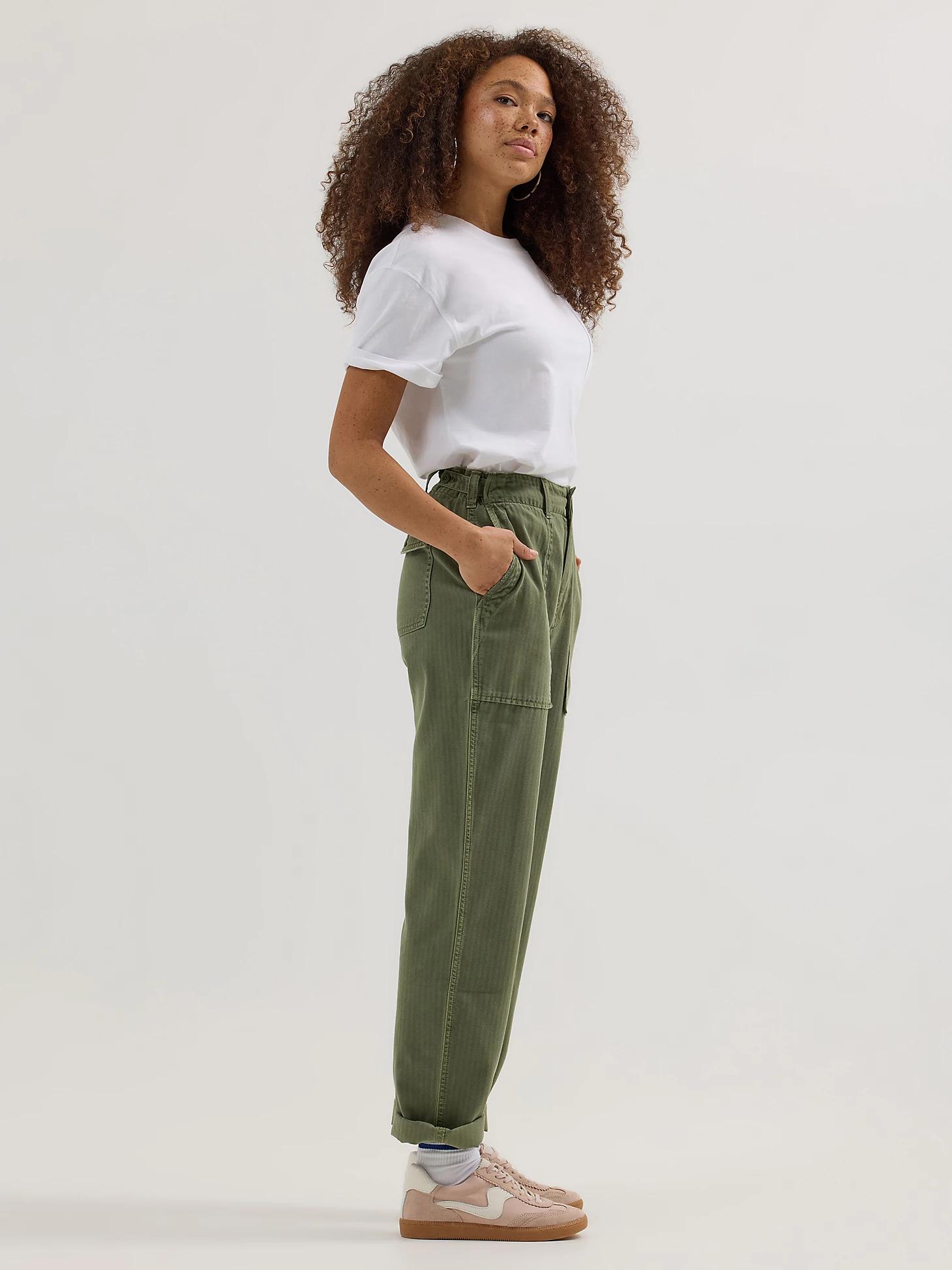 Women's High Rise Slouch Utility Pant | Women's Pants | Lee® Product Image