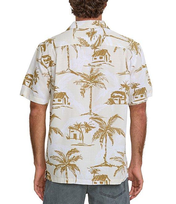 Quiksilver Off The Grid Short Sleeve Woven Button Front Shirt Product Image