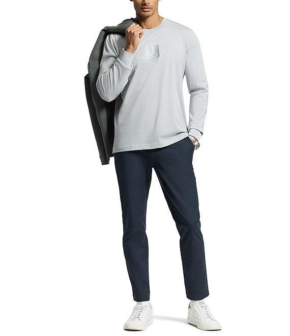 Psycho Bunny Genoa Embroidered Graphic Long Sleeve T-Shirt Product Image