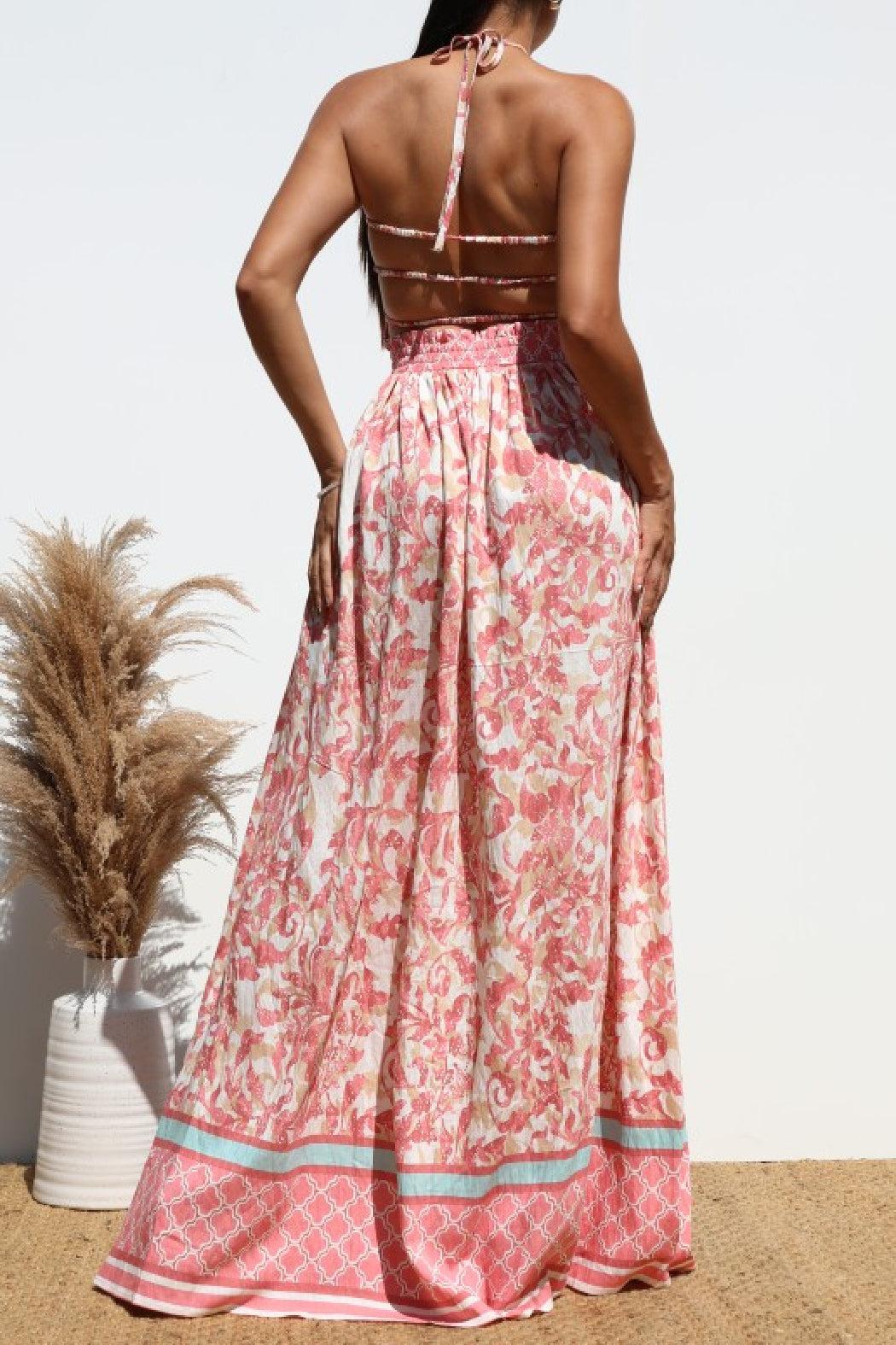 Pink Zuri Maxi Dress Product Image