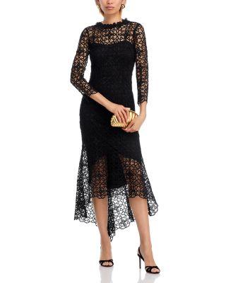 Stretch Crochet Maxi Dress Product Image