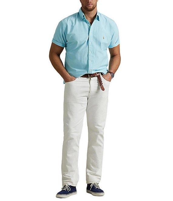 Polo Ralph Lauren Big & Tall Oxford Short Sleeve Woven Shirt Product Image
