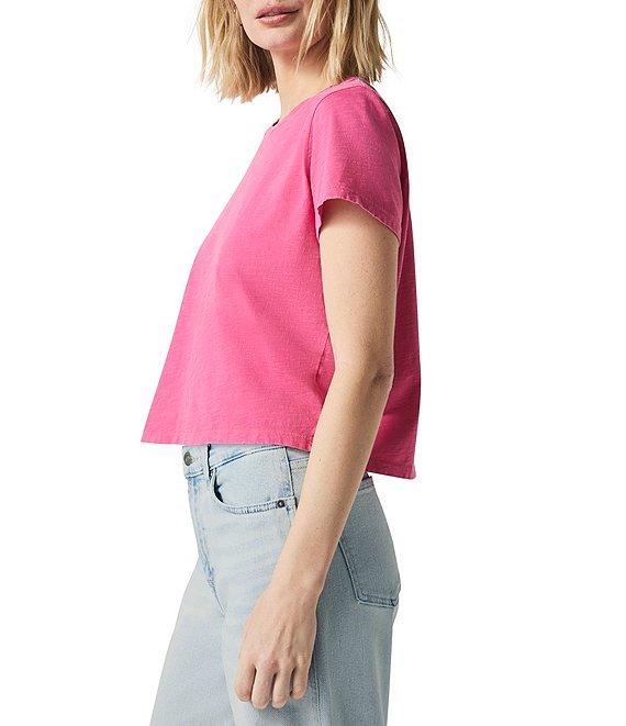 Splendid Louisa Knit Crew Neck Short Sleeve Shirt Product Image