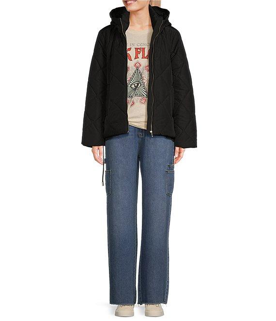 GB Quilted Puffer Hooded Jacket Product Image