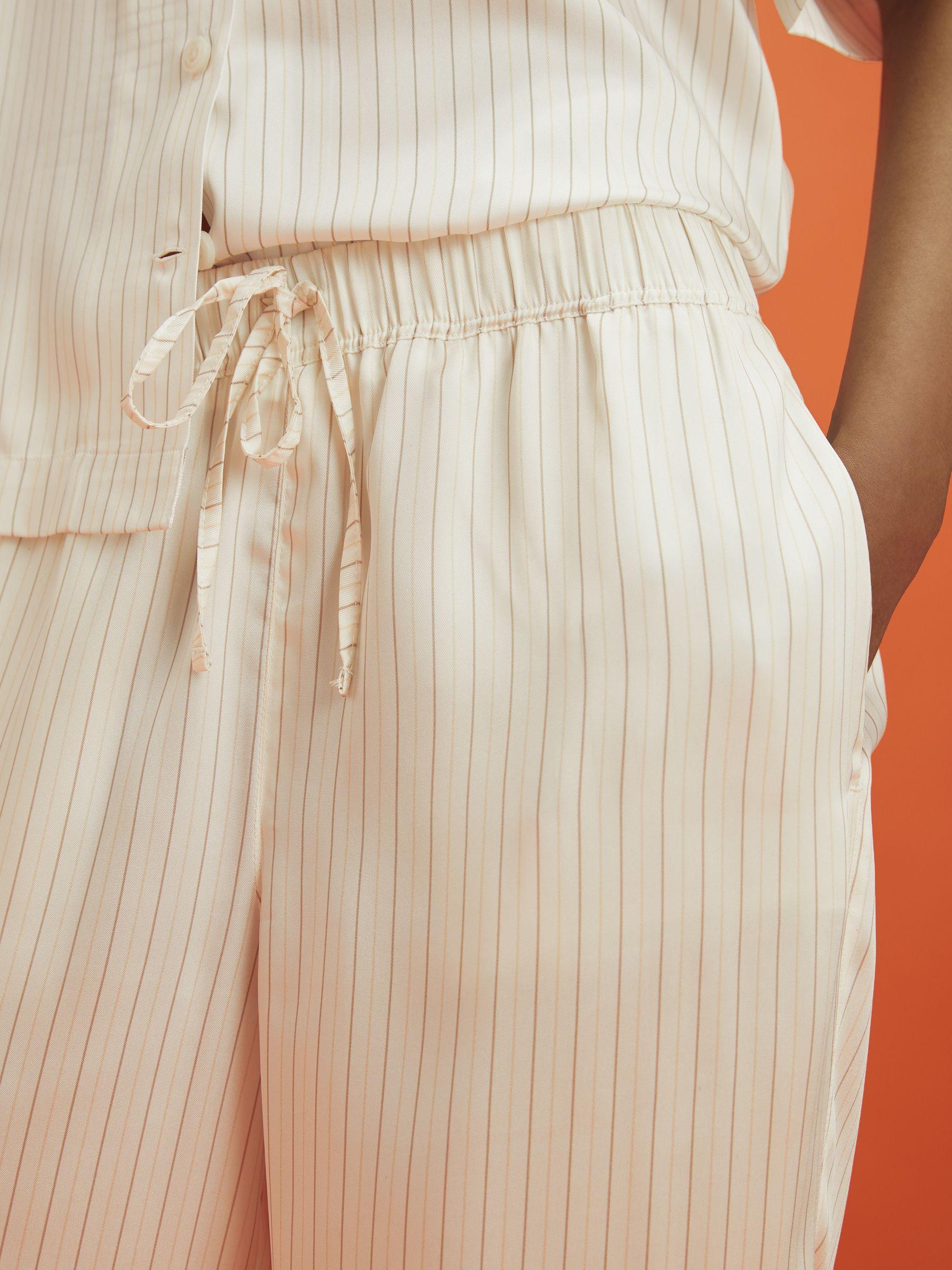 McLaren F1 Monte Carlo Wide Leg Drawstring Trousers in White Multi Product Image