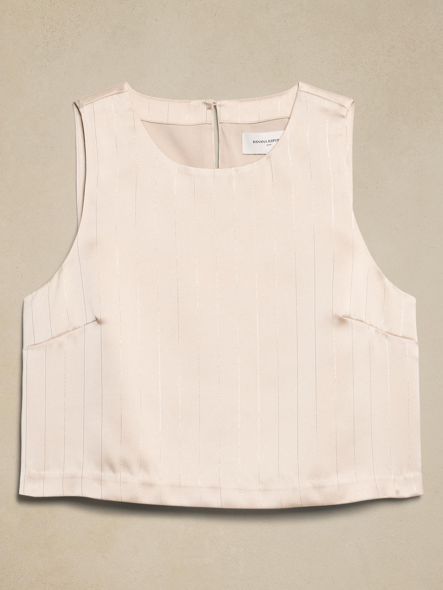 Lurex Cropped Shell Product Image